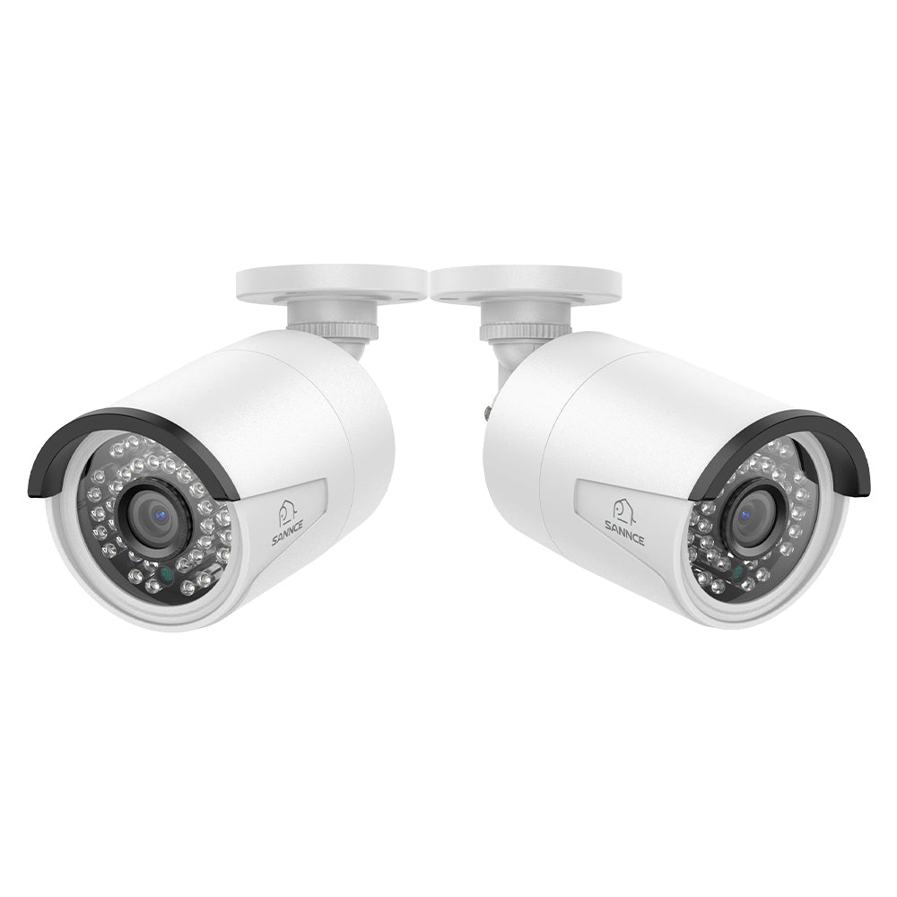 3MP Full HD PoE IP Bullet Security Camera w/ Audio Recording for SANNCE NVR N98PBD/N96PBK