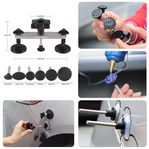 High-Quality Car Dent Removal Kit Powerfully Pops Car Dents Paintless Dent Repair Kit With Bridge Puller