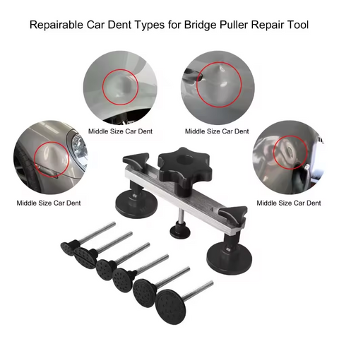 High-Quality Car Dent Removal Kit Powerfully Pops Car Dents Paintless Dent Repair Kit With Bridge Puller