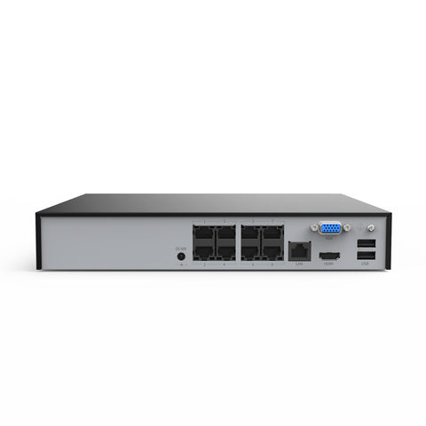 6MP 8 Channel S+265. PoE NVR