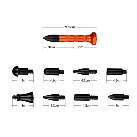 Small Rubber Hammer 9 Head Tap Down Tool Car Dent Removal Tool Dent Removal Dent Repair Tool Dent Removal Tool