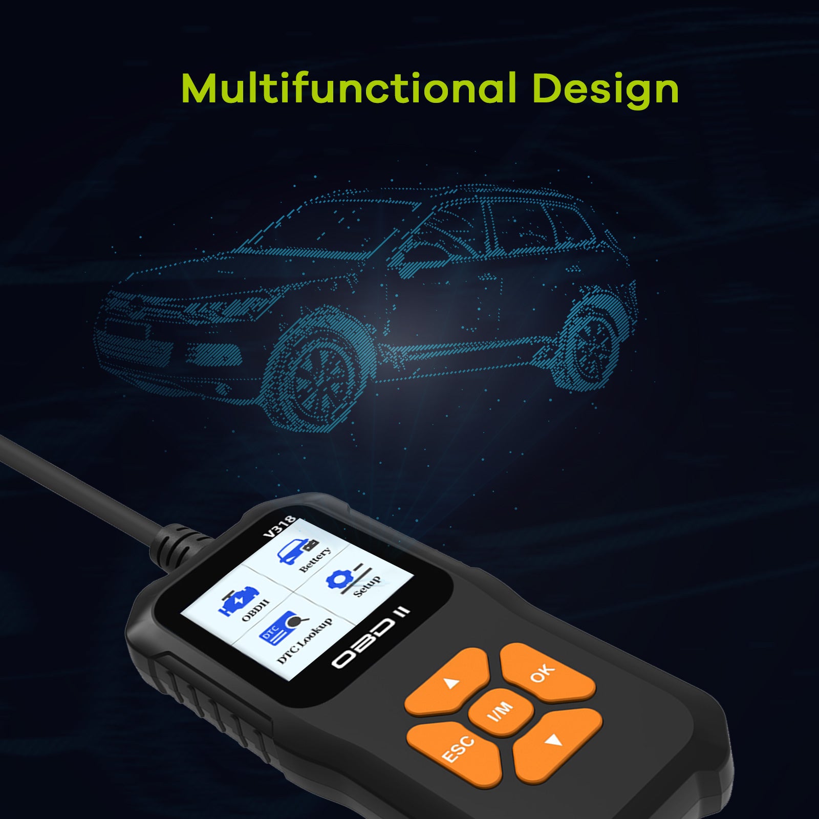 OBD2 Scanner w/ Color Screen, Enhanced OBD II Diagnostic Scan Tool - SANNCE  store