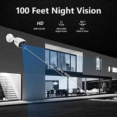 2MP 1080p Full HD Wired Bullet Security Camera