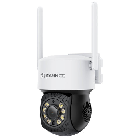 Certified Refurbished 3MP PT Wireless Security Camera, Pan & Tilt WiFi IP Cameras for SANNCE N48WHE NVR, AI Human Detection, Work with Alexa, 100ft Night Vision, Remote Access & Smart Motion Alerts